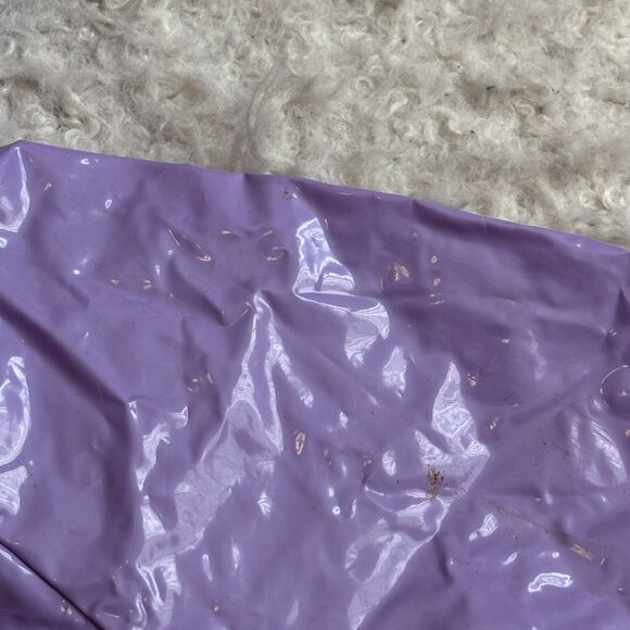 Vintage California Raisins 1987 Purple 100% Vinyl Rain Coat Jacket Kids Sz 5 - Picture 4 of 13